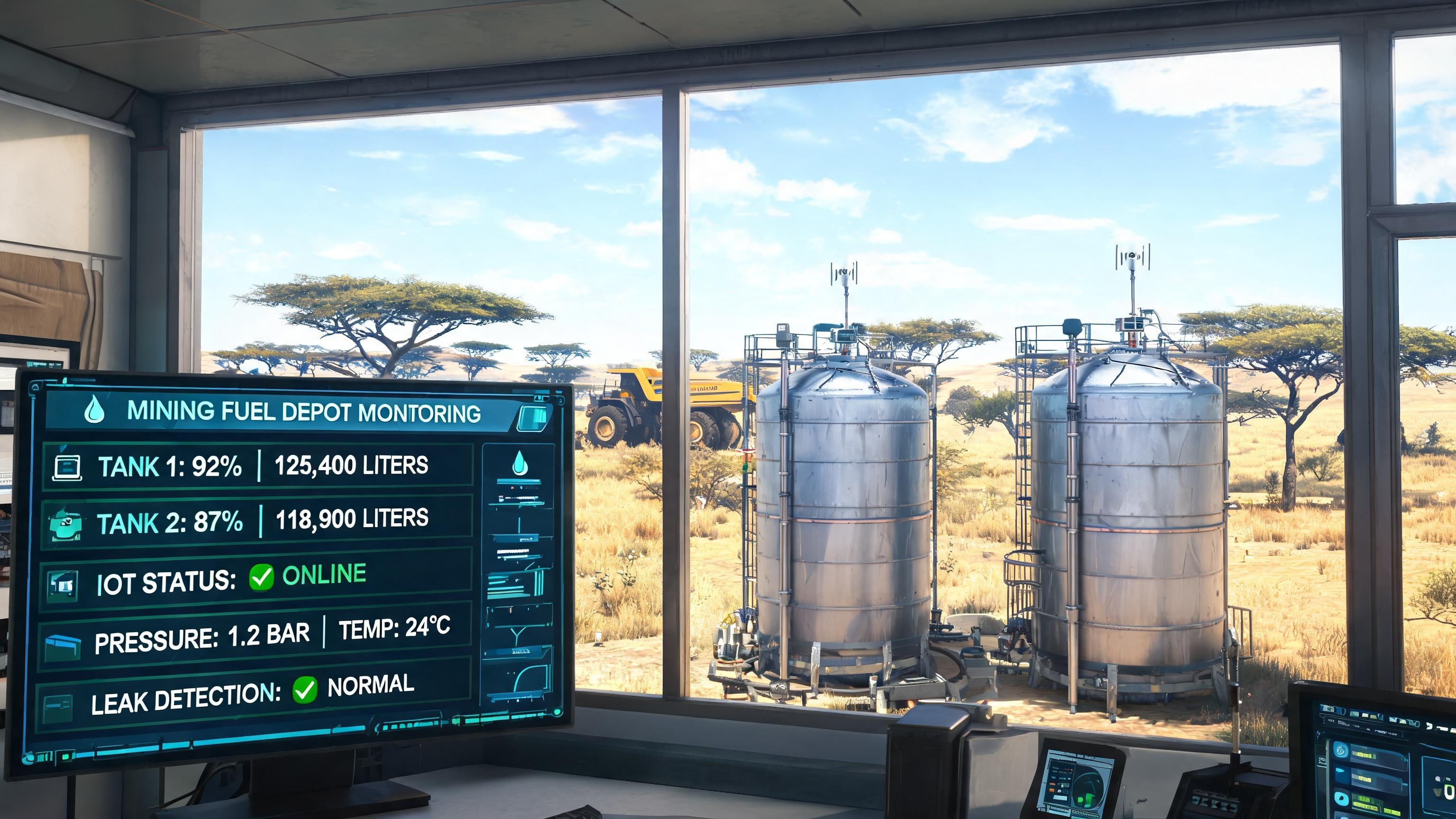 Monitoring cuves fioul mines — SESAME CONSULTING